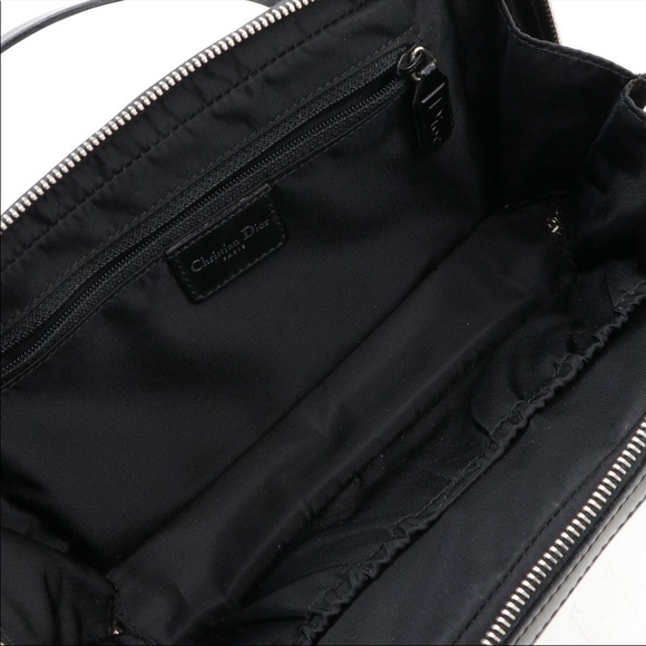 Christian Dior Patent Leather Metal Fabric Coated Canvas - Picture 3 of 13